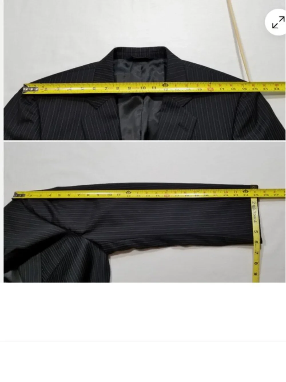 JOS. A. BANK Suit Jacket Pinstripe Wool 7067E1M